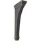 Ekena Millwork 2 1/4"W x 7"D x 14"H Stockport Wood Vintage Decor Bracket, Black BKTWD02X07X14STBL - alternate 1